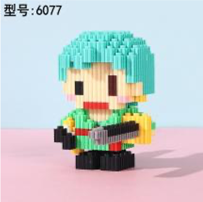 FIGURA ARMABLE DUZ – Zoro Pixelado