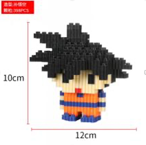 FIGURA ARMABLE DUZ – Goku Pixelado