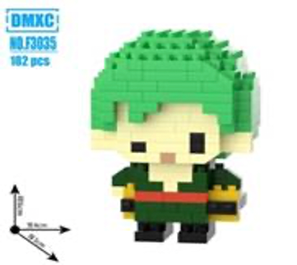 FIGURA ARMABLE – Zoro Pixelado