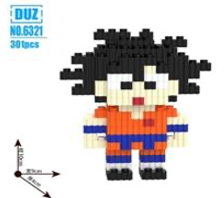 FIGURA ARMABLE DUZ – Goku de Pie Pixelado