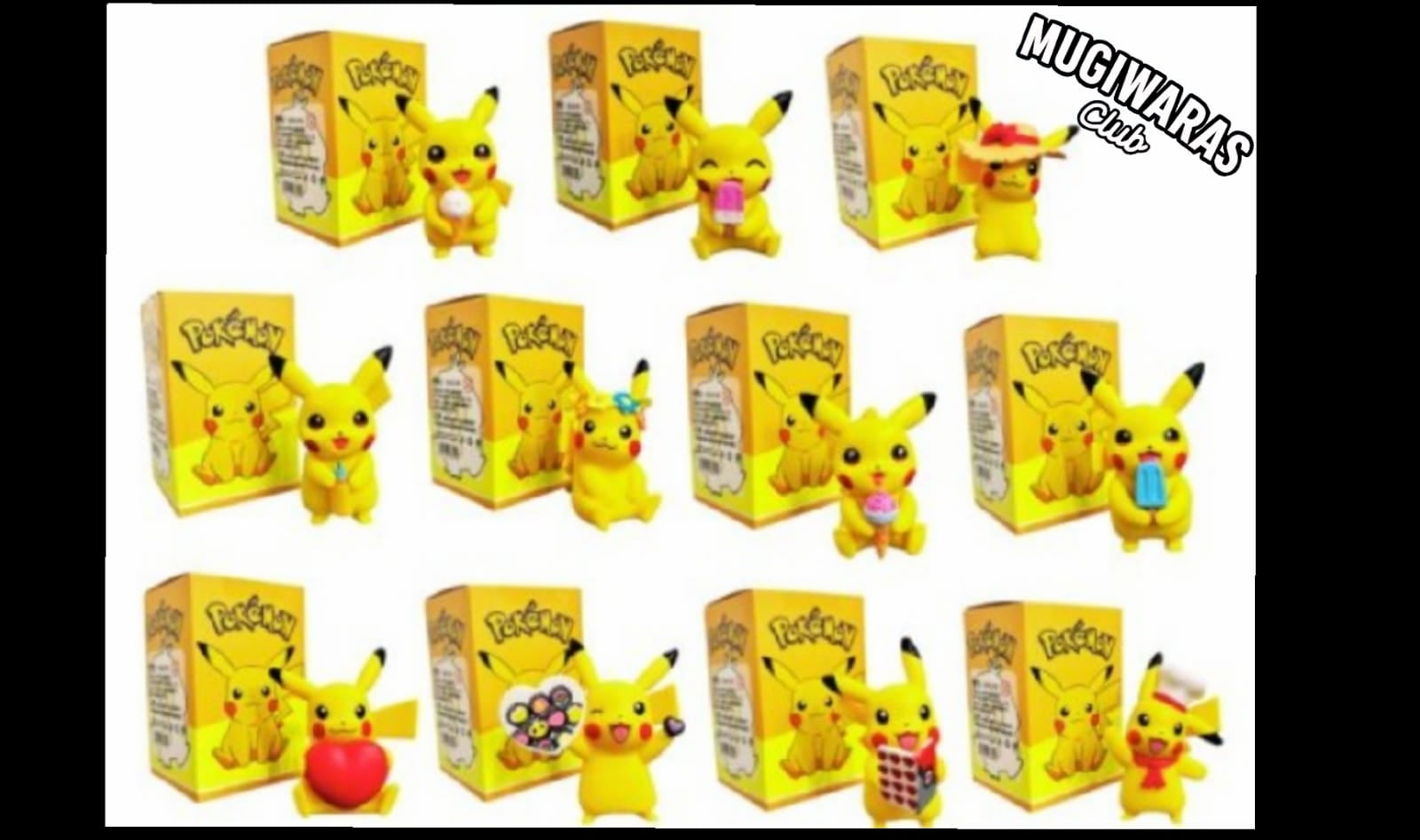 CAJA SORPRESA DE PIKACHU - POKEMON (ALEATORIO 11 FIGURAS)